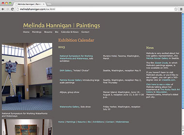 Web site: Melinda Hannigan